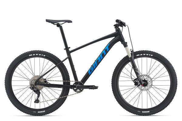 The Talon 1 model with 27.5-inch wheels and Black color and graphics. Availability varies by market.