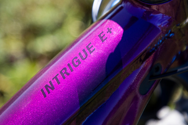 Intrigue X E+ packs an electric punch, with a 625Wh battery that can last up to 190km, depending on weight, elevation, terrain, and acceleration. 