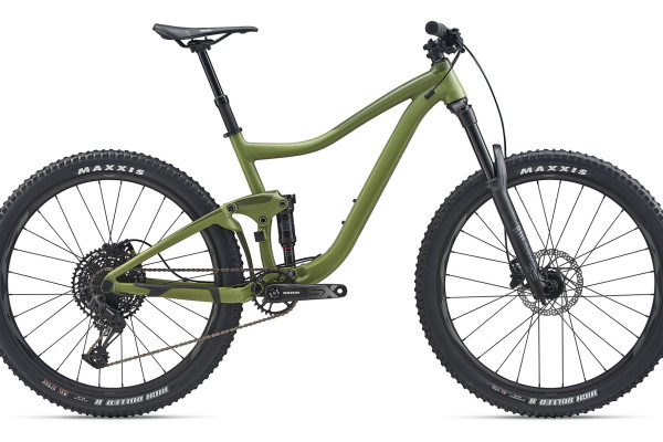 The 2020 Trance 3 in Matte Olive Green / Gloss Green. Availability varies by country. 