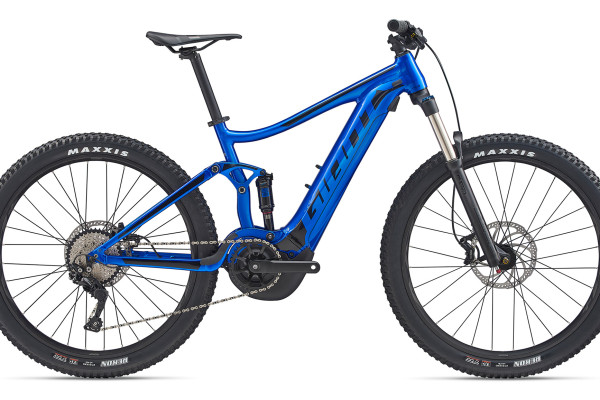2020 Giant Stance E+ 2 in Cobalt Blue color. Availability varies by country.