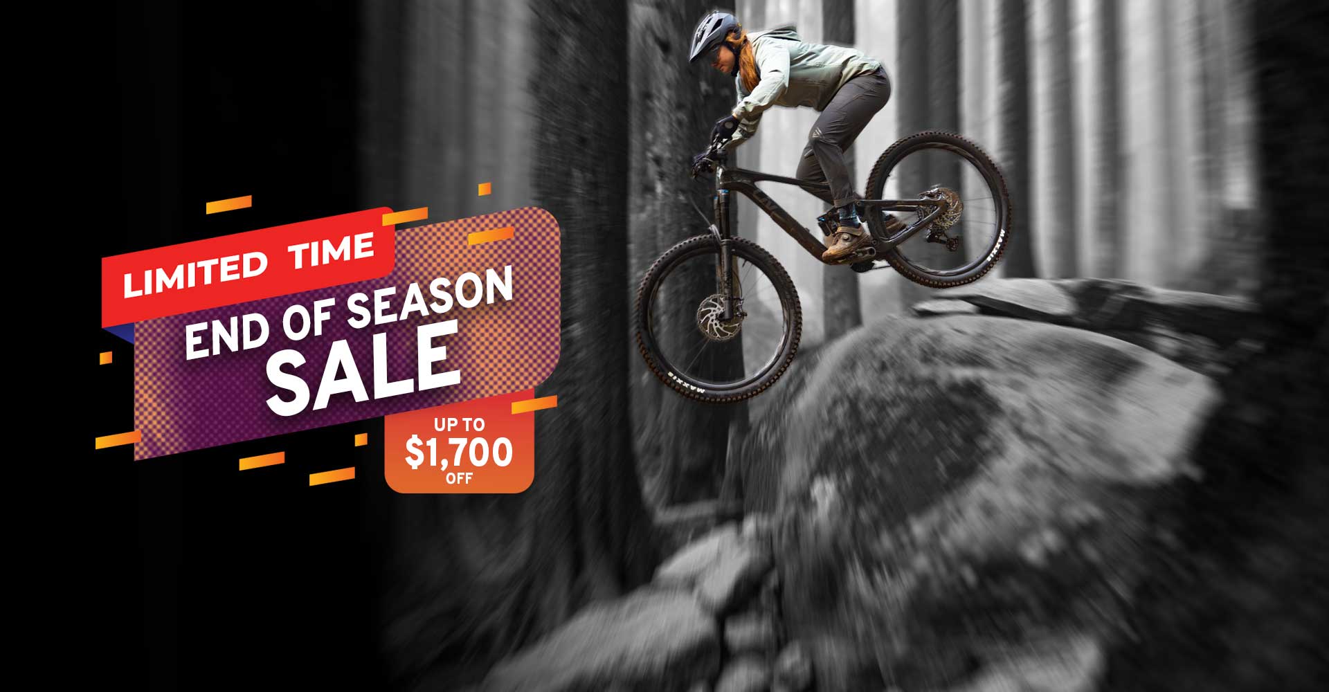 End of season mountain bike sale 2025