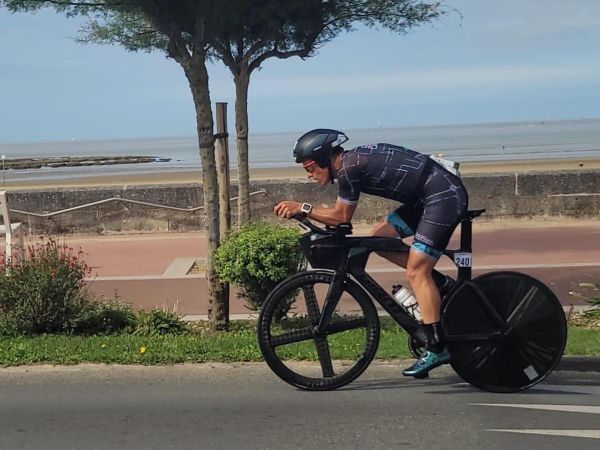 Sylvain Chavanel performe sur le Triath'Long Royan !