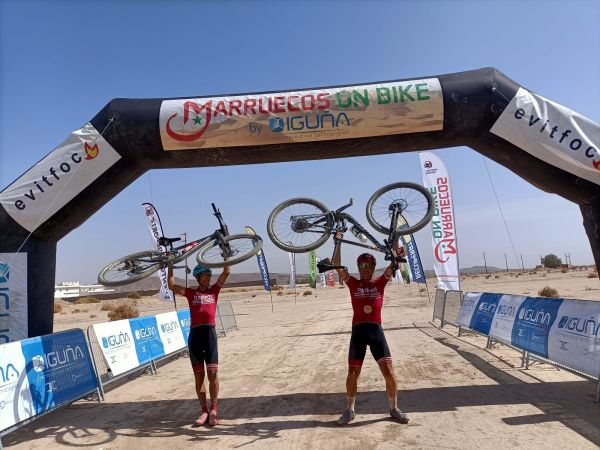 Así fue la MARRUECOSONBIKE 2021 con Heras y Delgado.