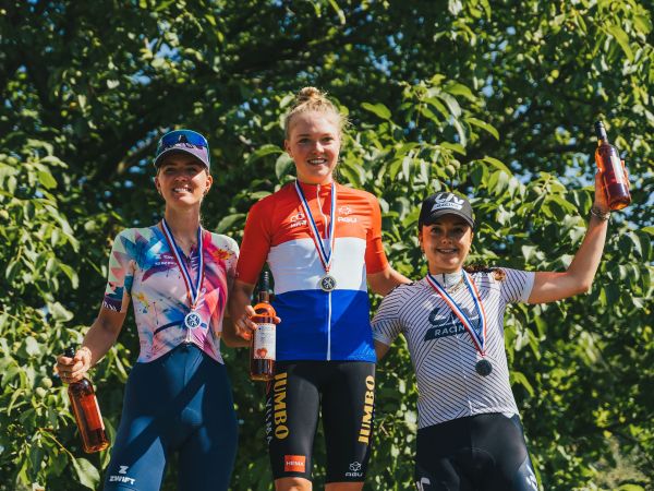 Tessa Neefjes Podiums at Dutch Gravel Championship!