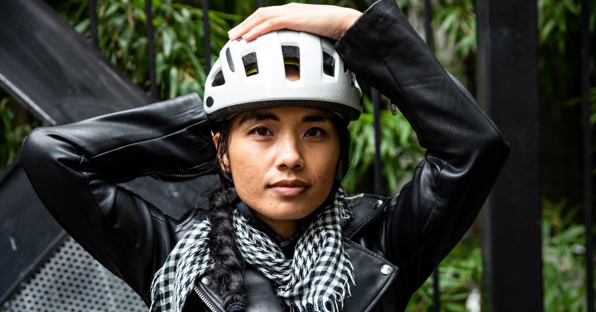 Ladies bicycle online helmet