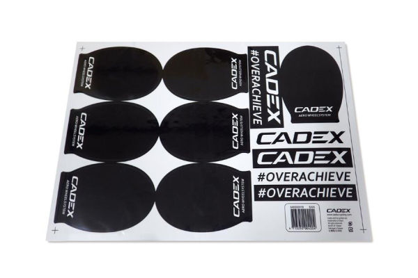 Pegatina para agujero válvula CADEX TT Disc