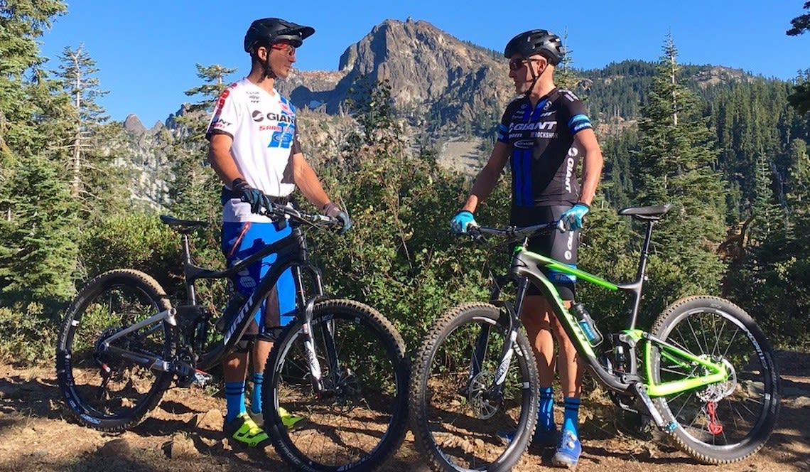 The Winners Circle at Downieville Classic Giant Bicycles US