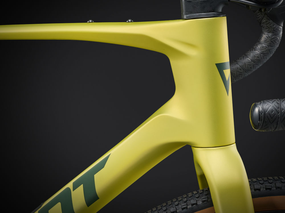 Cadre vélo gravel vif et léger