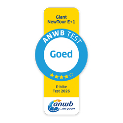 Giant NewTour E+ 1 is als 'GOED' beoordeeld met 4 sterren!