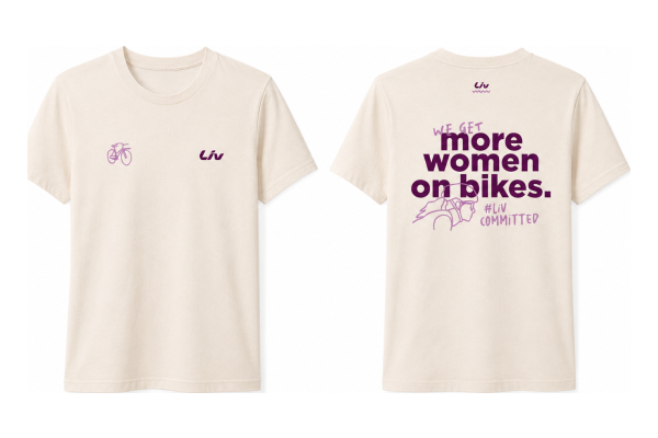 Liv T-Shirt more women on bikes