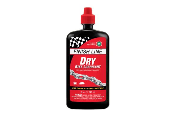Finish Line Dry Chain Lube Ceramic BN 8oz Squeeze Bottle
