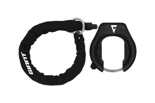 Candado AUVRAY de herradura EVO LOCK c/cadena - ART (Precio unitario – Pedir de 4 en 4)