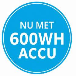 Nu met 600Wh accu