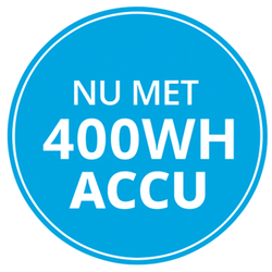 Nu met 400Wh accu